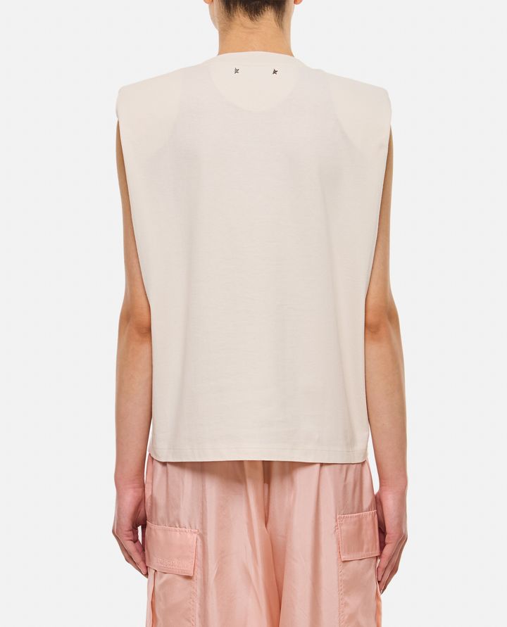 Golden Goose - PADDED SHOULDERS CRYSTAL T-SHIRT_3