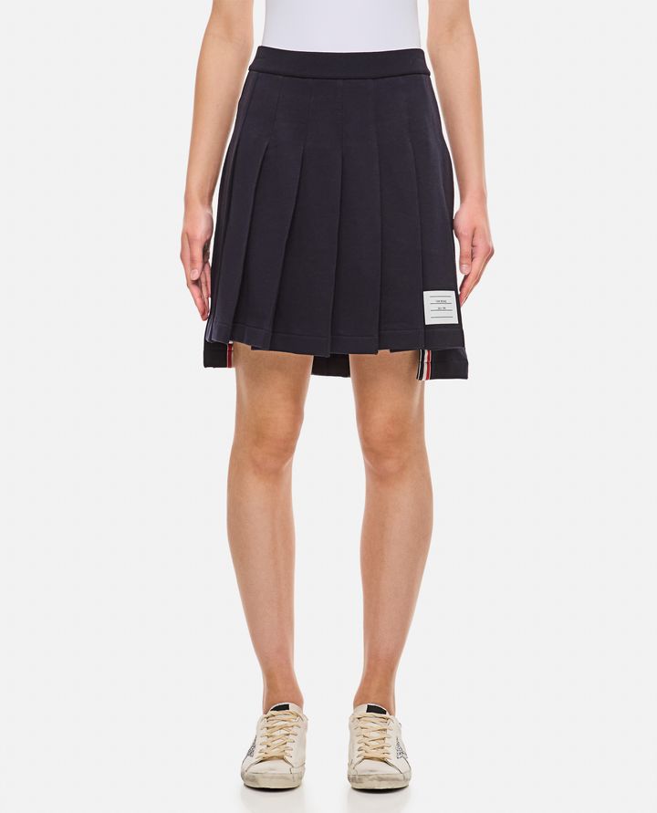 Thom Browne - MINI COTTON PLEATED SKIRT_1