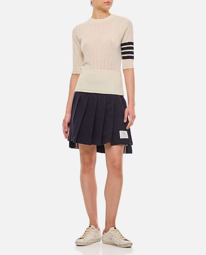 Thom Browne - MINI GONNA PLISSETTATA IN COTONE_2