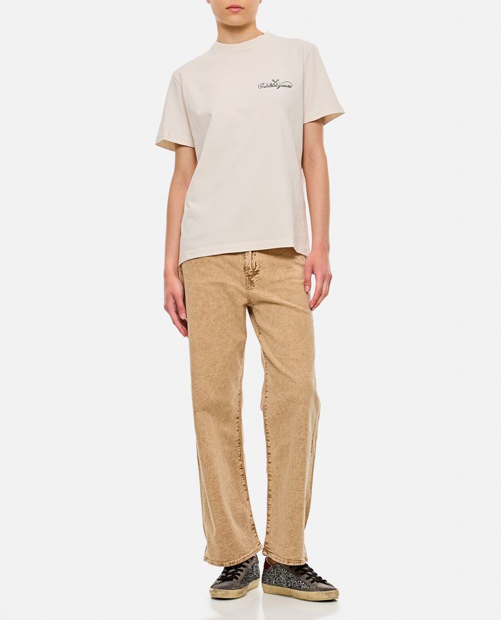 Golden Goose - LOGO COTTON JERSEY T-SHIRT_2