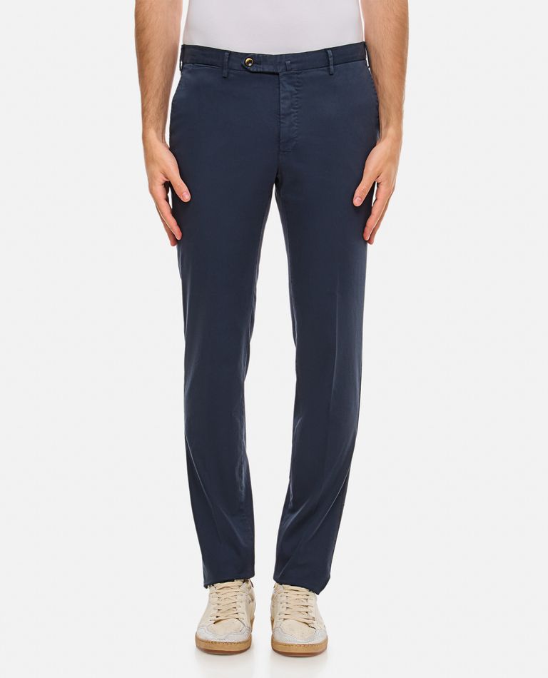 Shop Pt01 Slim Trousers In Blue