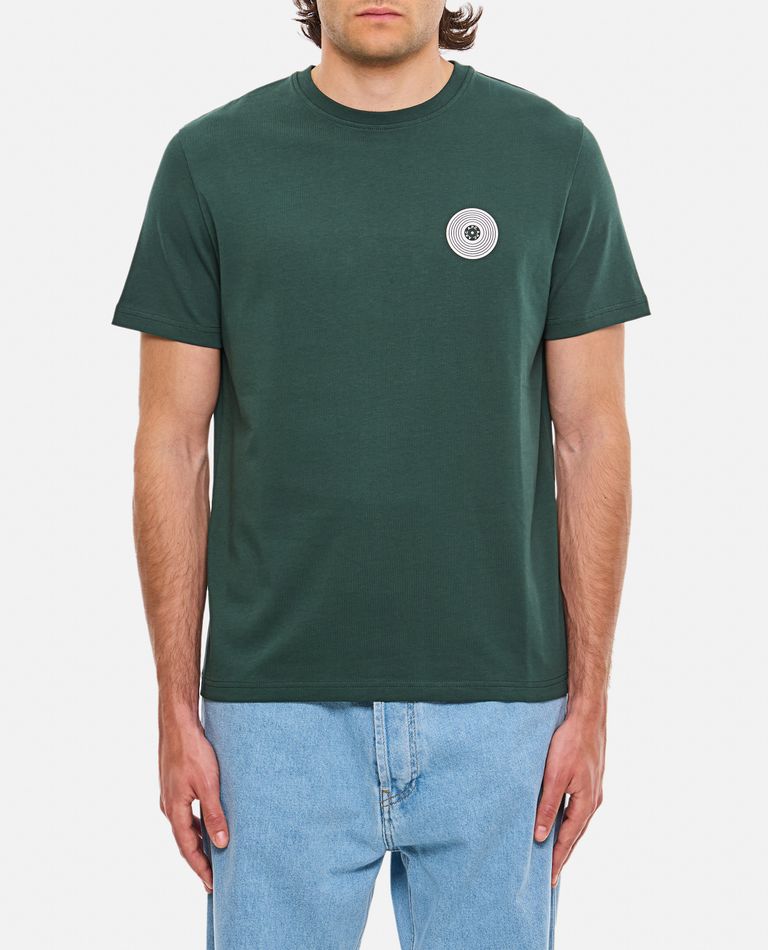 Apc Madison Cotton T-shirt In Green