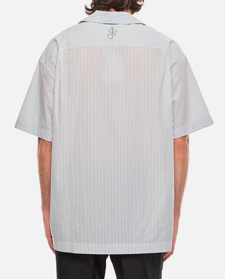 JW Anderson - CAMICIA A MANICHE CORTE STAMPA JW ANDERSON X CLAY TROMPE L'OEIL_3