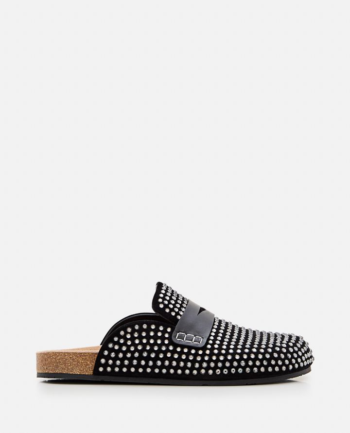 JW Anderson - SUEDE CRYSTAL LOAFER_1