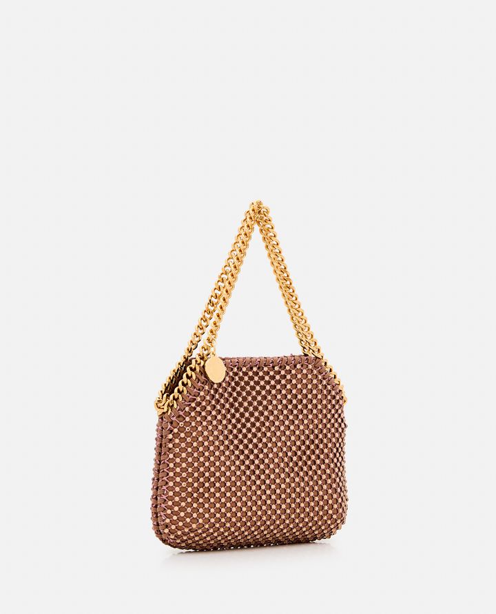 Stella McCartney - MINI BORSA A TRACOLLA IN CRISTALLI E RETE_2