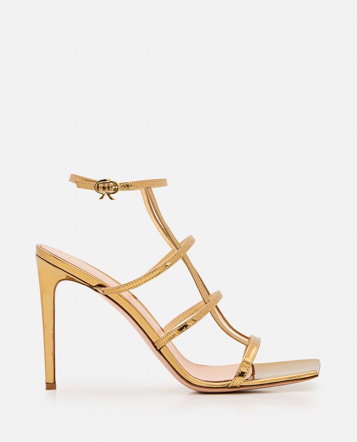 Gianvito Rossi - LETAL LEATHER HEEL SANDALS_1