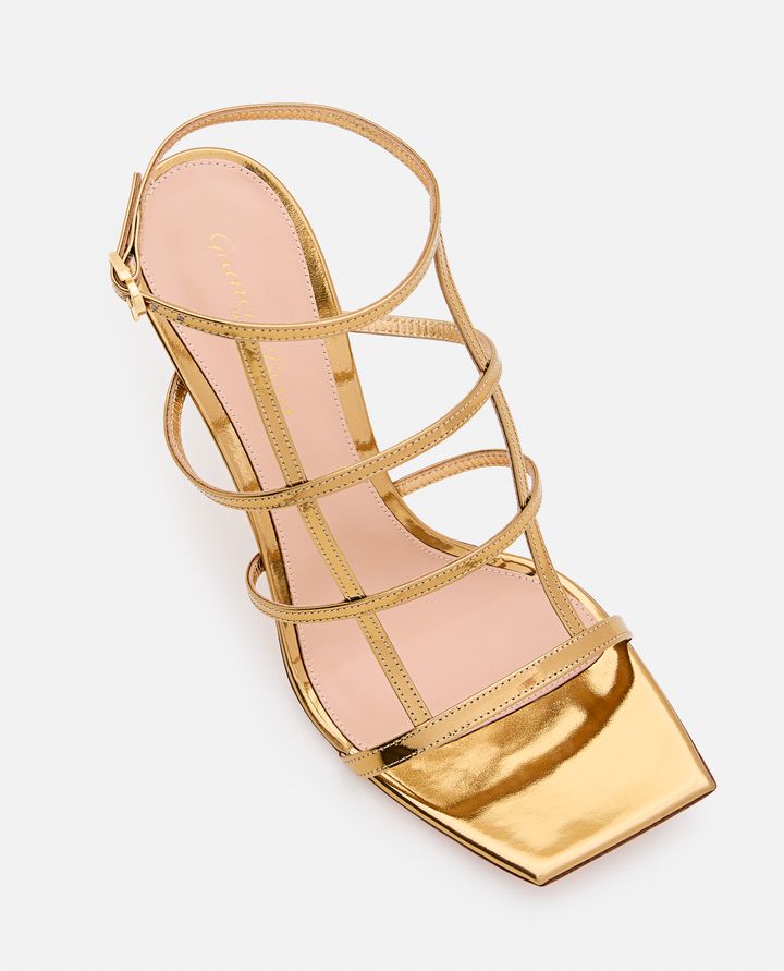 Gianvito Rossi - LETAL LEATHER HEEL SANDALS_4