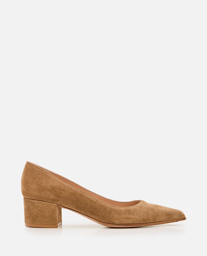 Gianvito Rossi - 45MM SUEDE PIPER PUMP_1