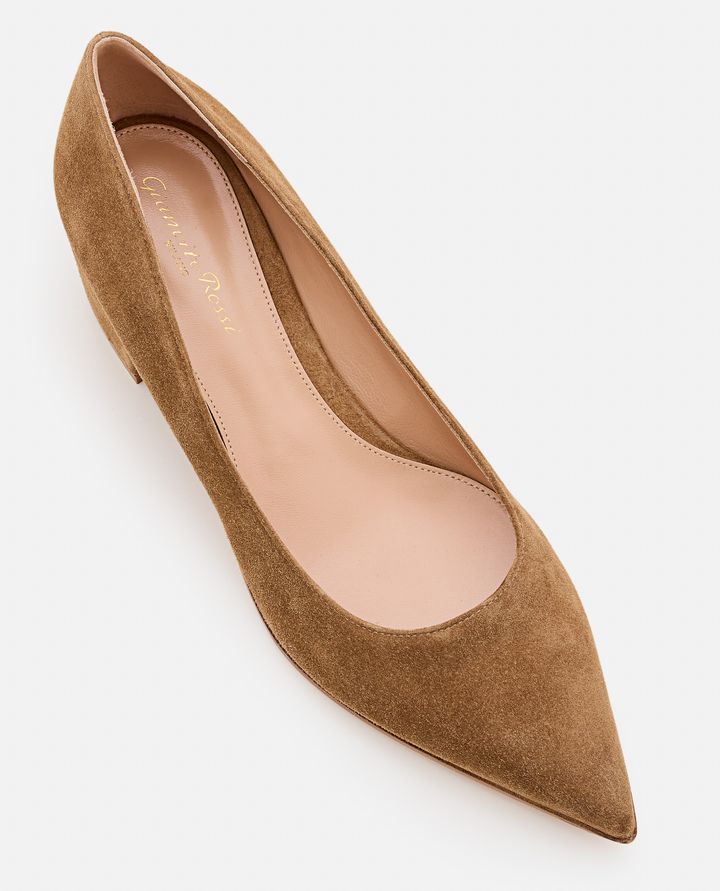 Gianvito Rossi - 45MM SUEDE PIPER PUMP_4