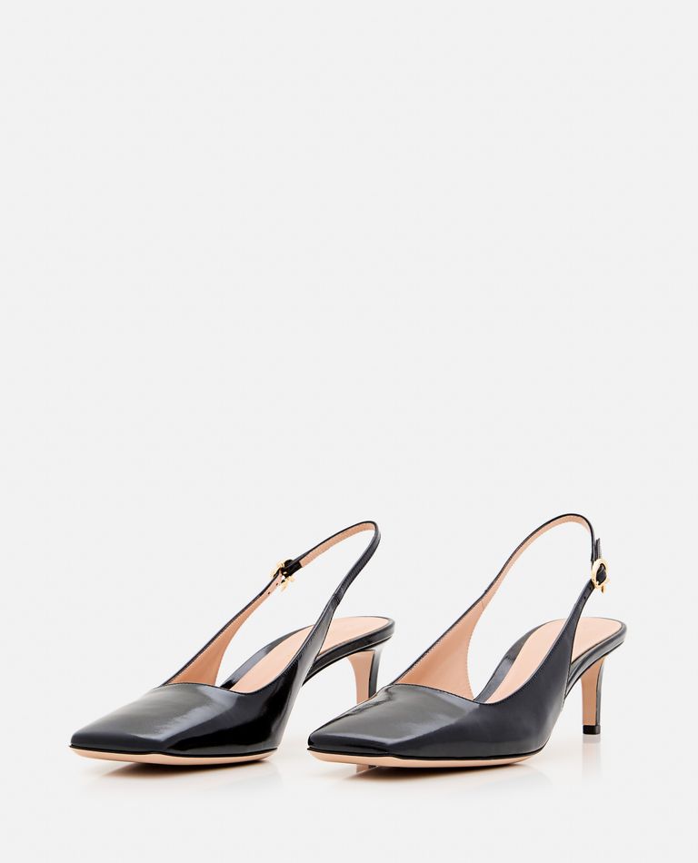 Shop Gianvito Rossi Nuit Heel Sling-back In Black