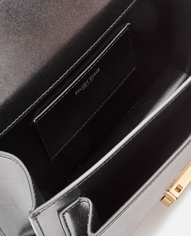 【関税込み】★Golden Goose★ヴェネツィアバッグ GWA00467A Venezia Bag in butter-colored boarded leather with gold details