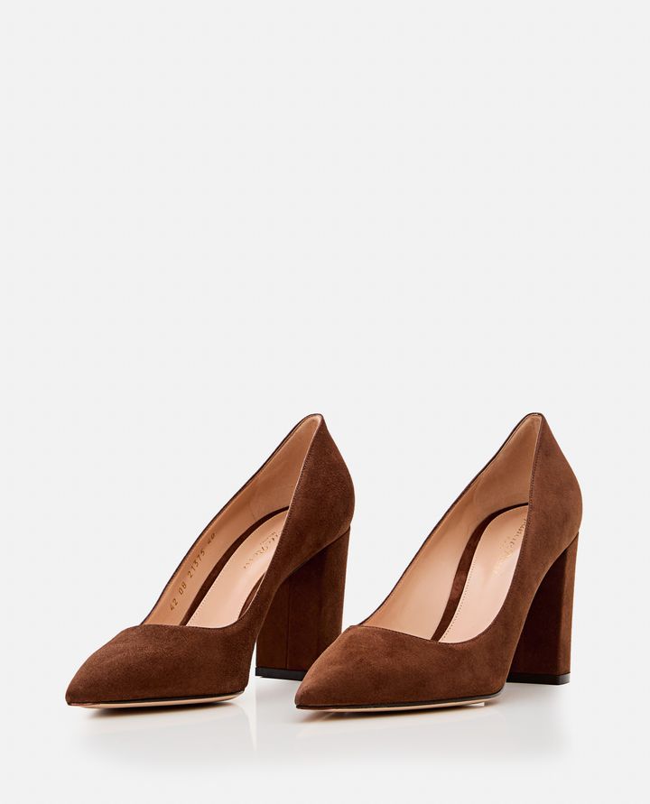 Gianvito Rossi - 85MM SUEDE PIPER PUMP_2