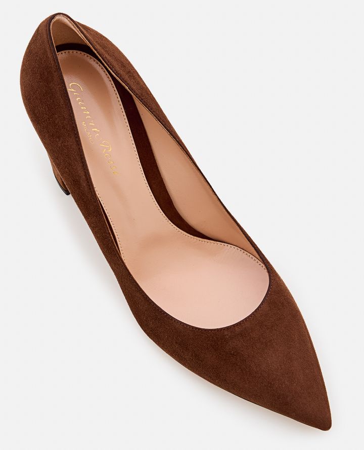 Gianvito Rossi - 85MM SUEDE PIPER PUMP_4