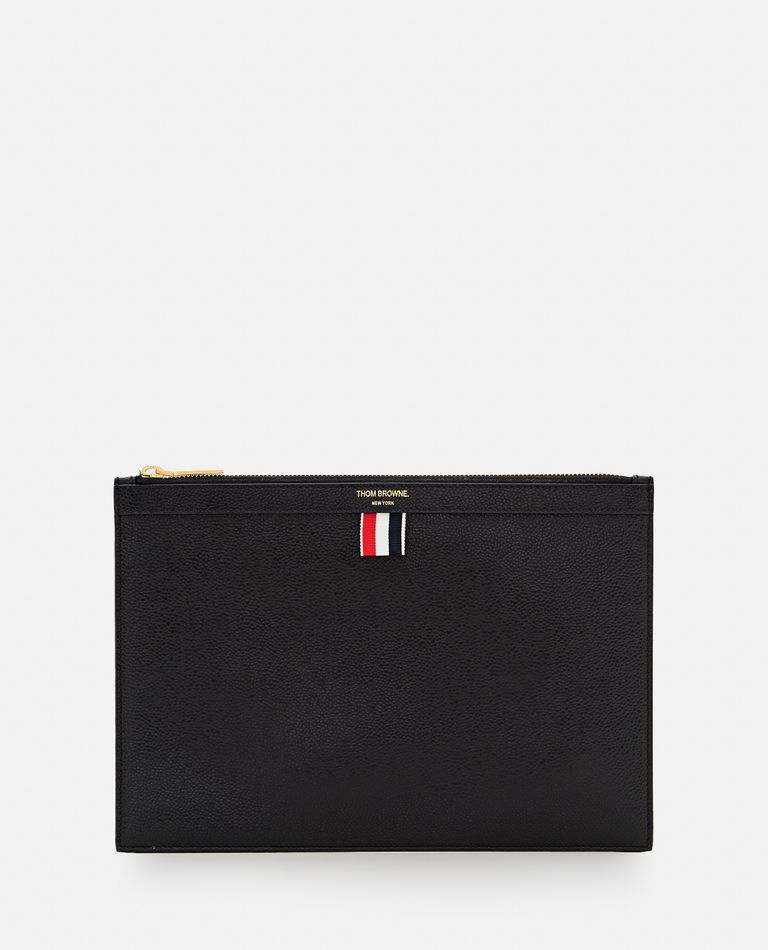 Shop Thom Browne Small Document Holder In Black