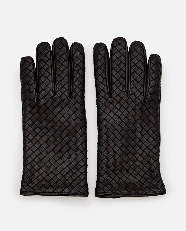 Bottega Veneta - INTRECCIATO LEATHER GLOVES_1