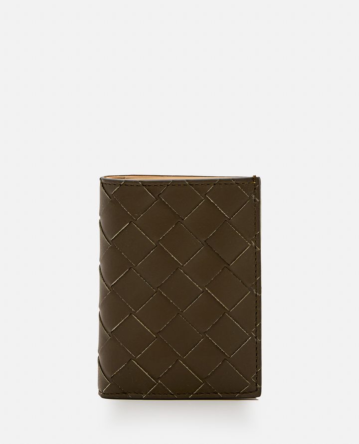 Bottega Veneta - INTRECCIATO LEATHER CARD CASE_1