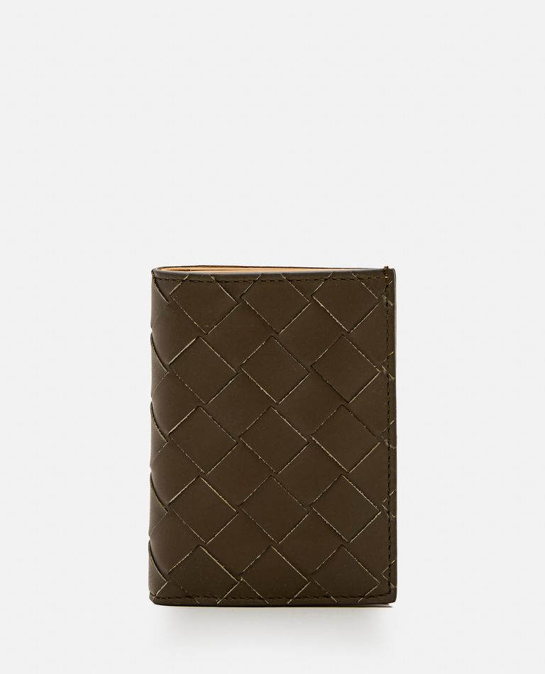 BOTTEGA VENETA INTRECCIATO LEATHER CARD CASE 