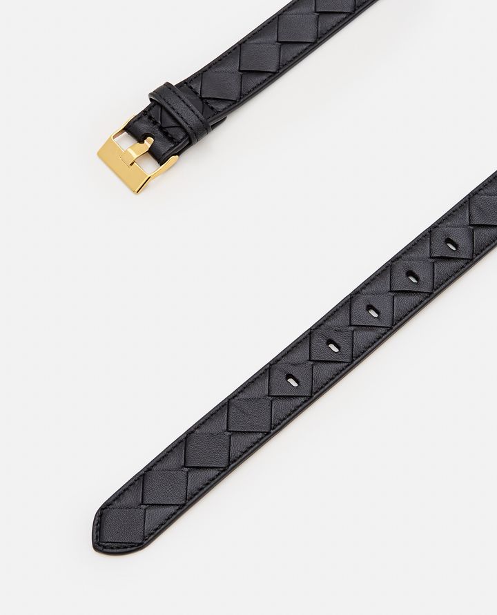 Bottega Veneta - INTRECCIO LEATHER BELT_2