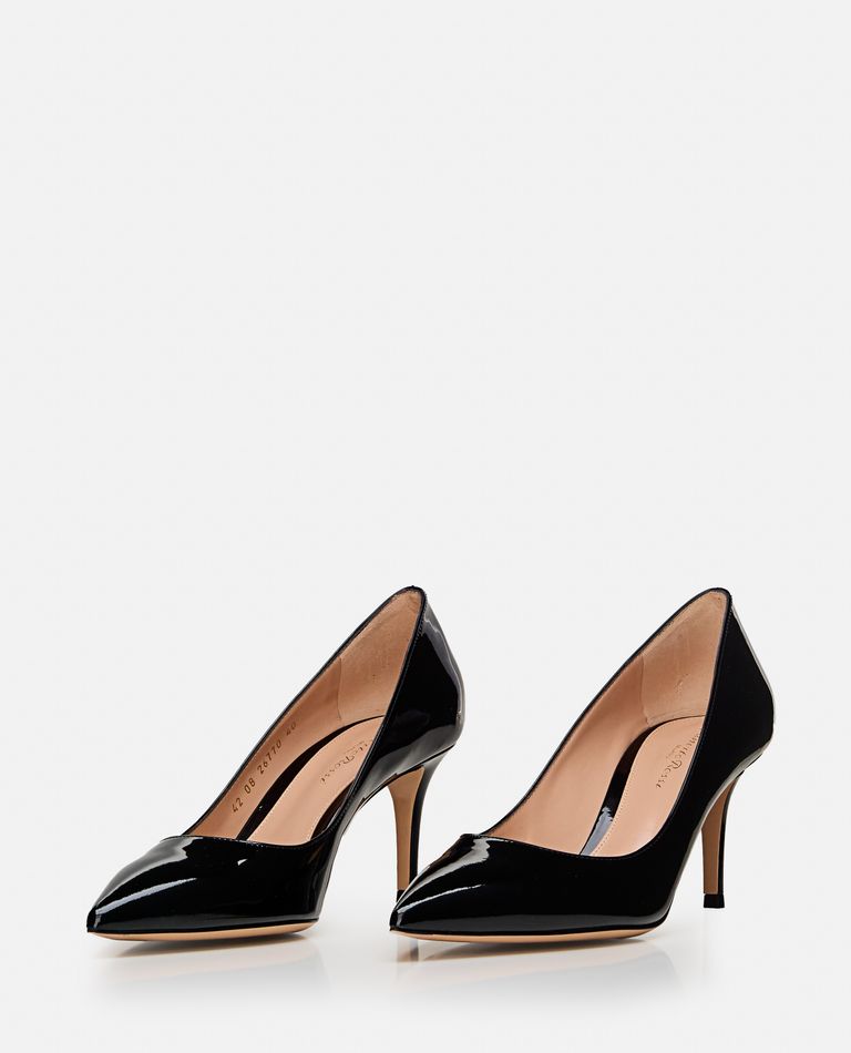 Shop Gianvito Rossi 70mm Gianvito Patent Leather Pump In Black