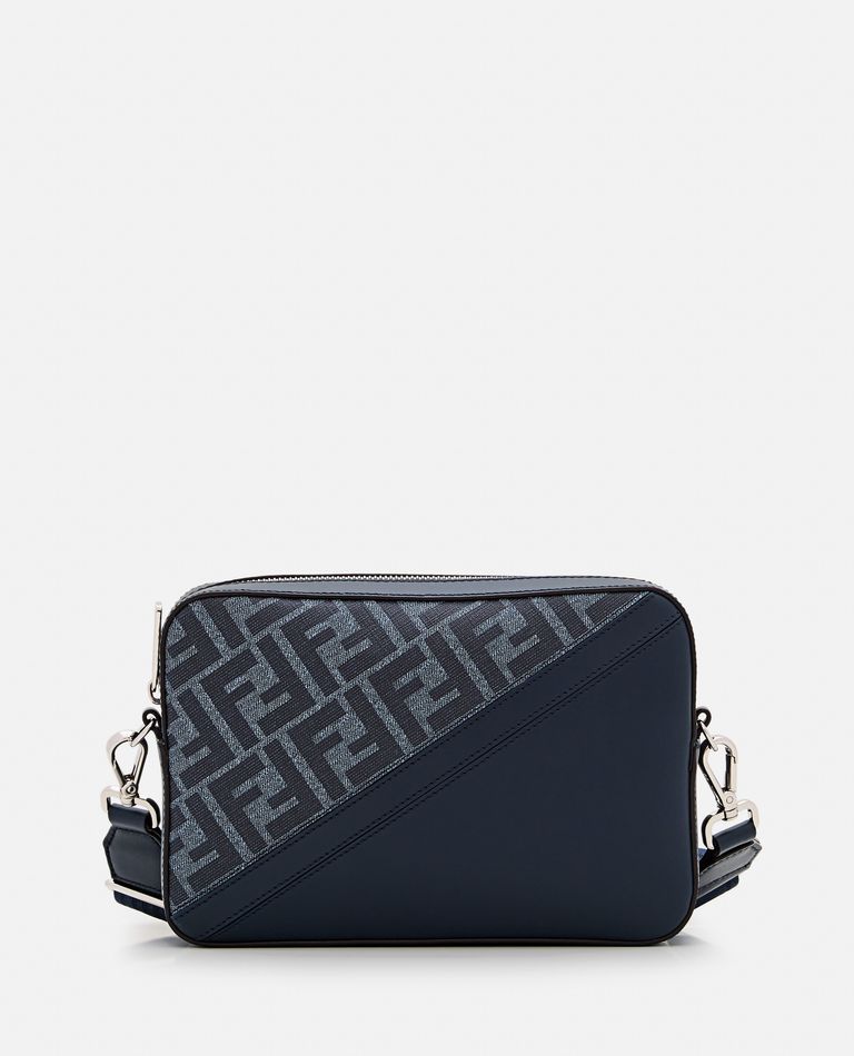 Shop Fendi Camera Case  Diagonal In Blue