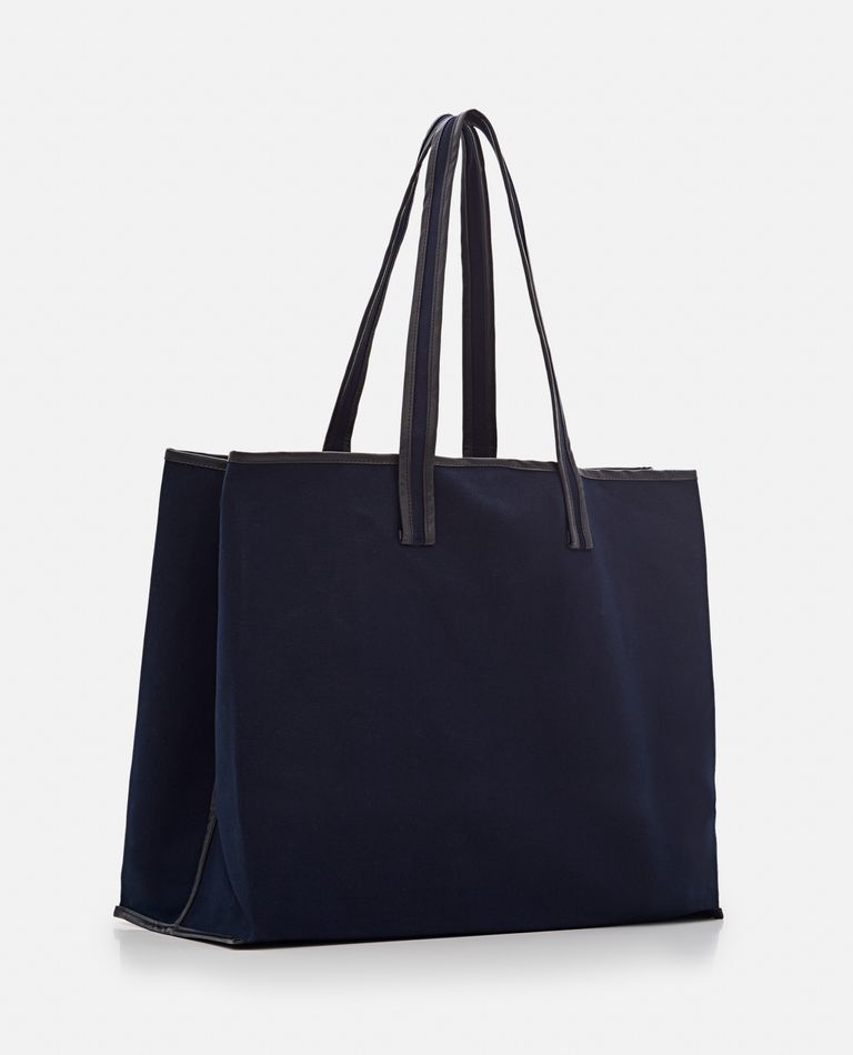 Shop Kassl Editions Canvas Tote Bag In Blue