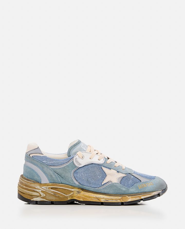 Golden Goose - RUNNING DAD NET AND SUEDE UPPER LEATHER STAR AND HEEL SUEDE SPUR_1