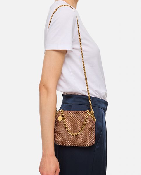 MINI CRYSTALS AND MESH SHOULDER BAG for Women - Stella McCartney 