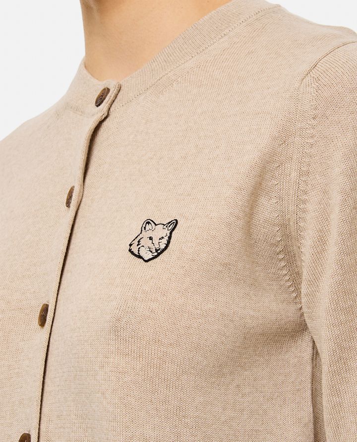 Maison Kitsuné - BOLD FOX HEAD PATCH REGULAR CARDIGAN_4