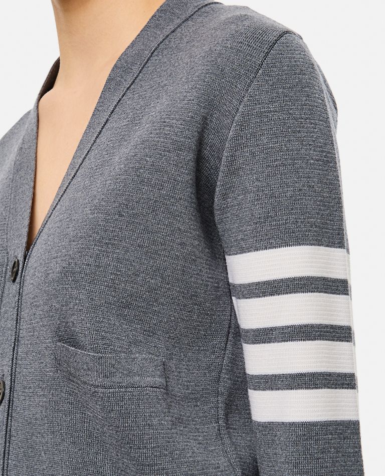 MILANO CLASSIC V-NECK CARDIGAN for Women - Thom Browne | Biffi