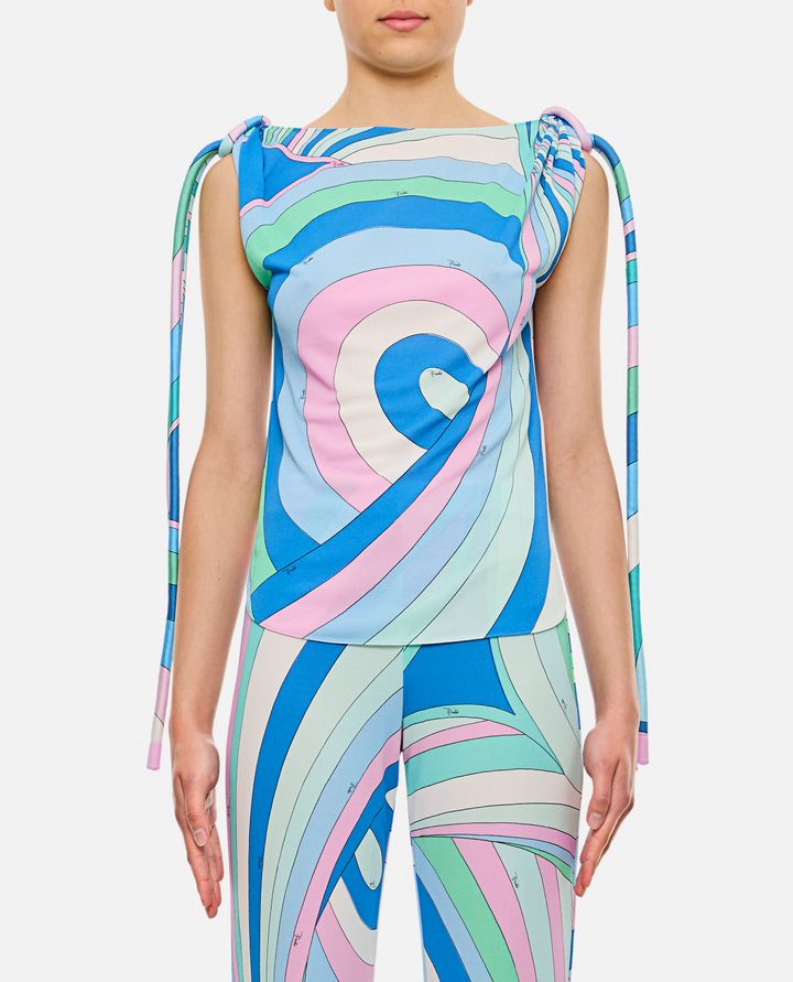 Emilio Pucci - TOP IN JERSEY E CREPE_1