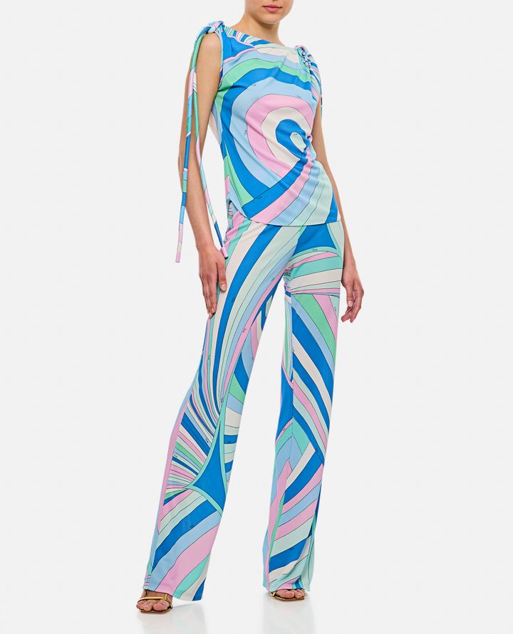 Emilio Pucci - JERSEY AND CREPE SLEEVELESS TOP_2