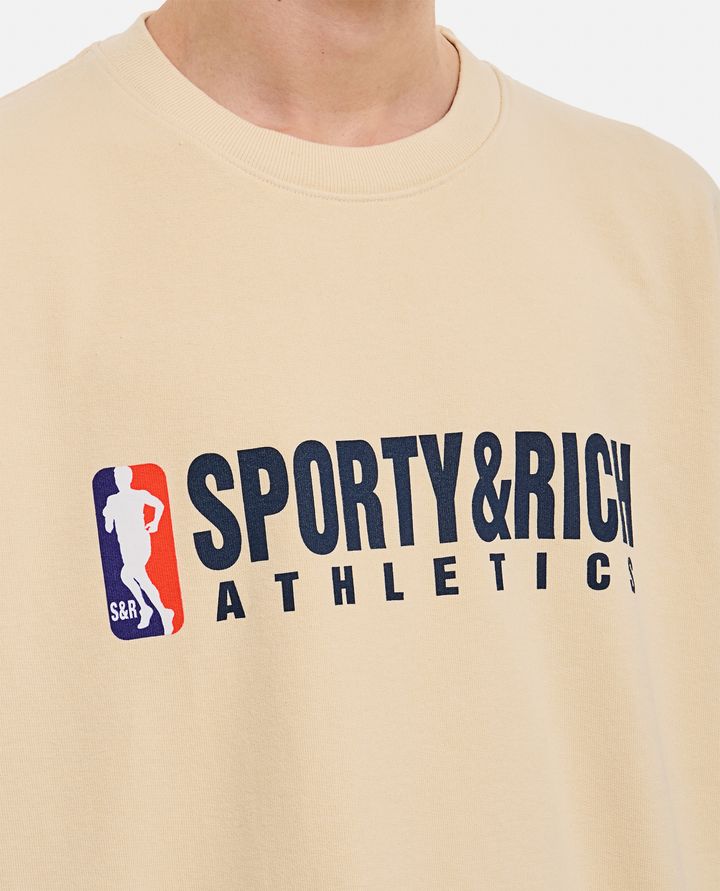 Sporty & Rich - TEAM LOGO CREWNECK SWEATSHIRT_4