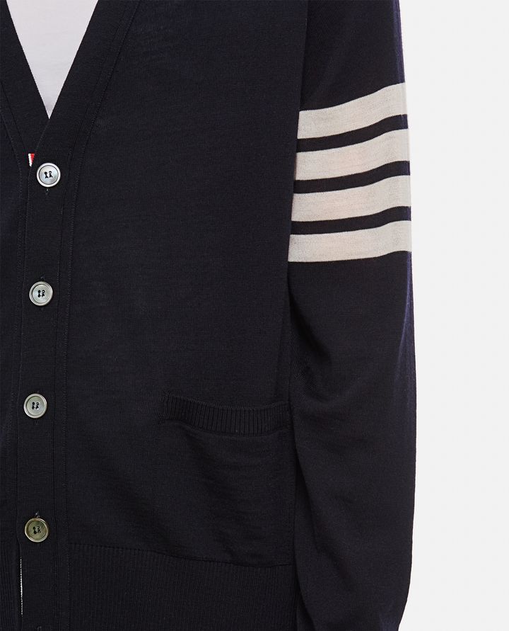 Thom Browne - CLASSIC V NECK CARDIGAN_4