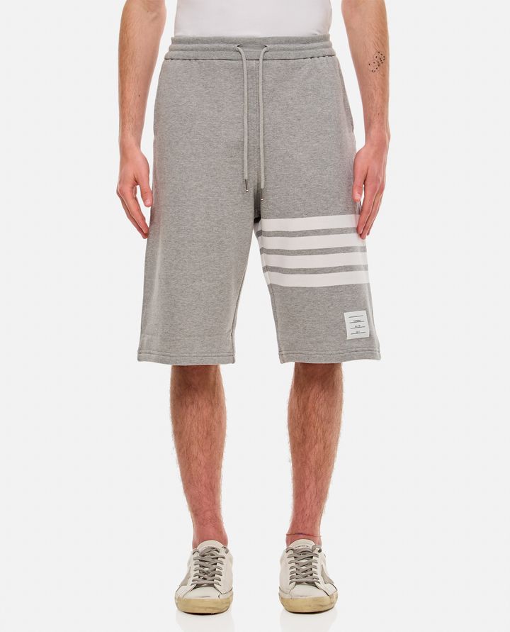 Thom Browne - 4-BAR JERSEY SWEAT SHORTS_1