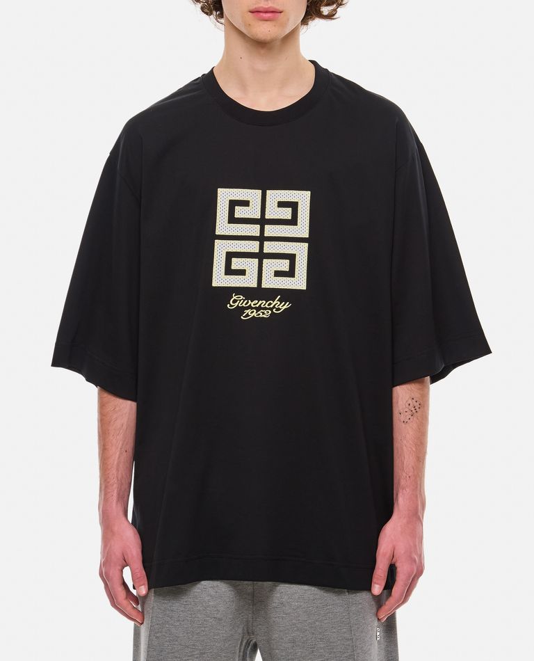 Shop Givenchy New Studio Cotton T-shirt In Black