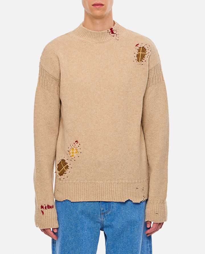 Marni - ROUNDNECK VIRGIN WOOL SWEATER_1