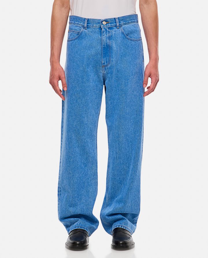 Marni - COTTON DENIM TROUSERS_1