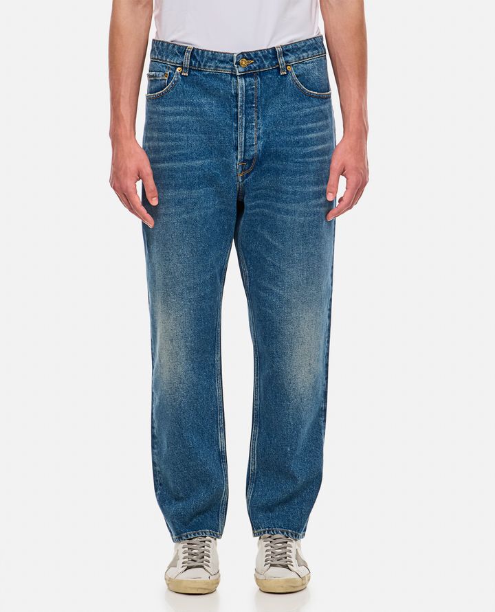 Golden Goose - GOLDEN M'S HAPPY MEDIUM STONE WASHED DENIM_1