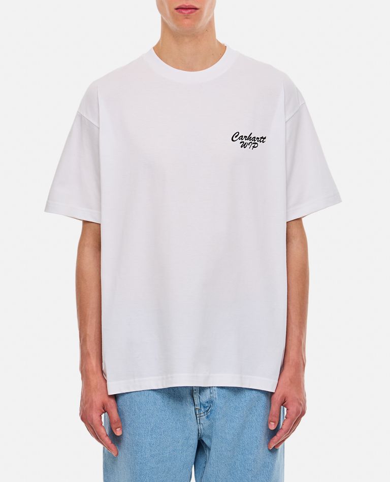 Shop Carhartt Friendship Cotton T-shirt In White