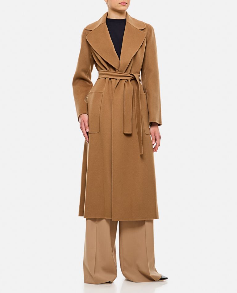 Shop 's Max Mara Paolore Coat In Brown