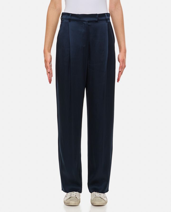 S Max Mara - AMLETO SATIN STRAIGHT PANTS_1