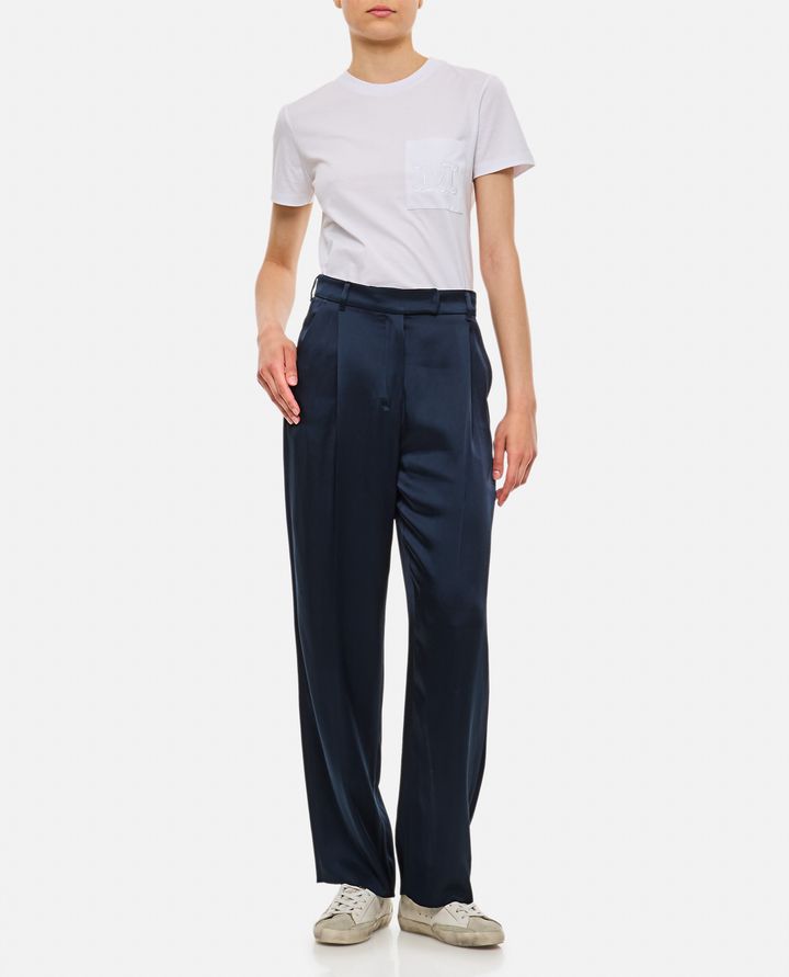 S Max Mara - AMLETO SATIN STRAIGHT PANTS_2