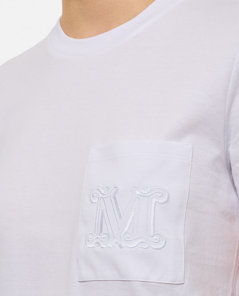 VIP【関税送料無料】希少 Max Mara Papaia T-shirt Max Mara Papaia logo-embroidered T-shirt | Blue | FARFETCH
