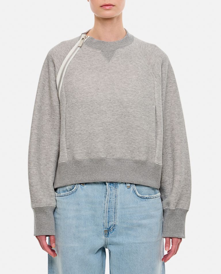 Sacai Sponge Pullover In Grey