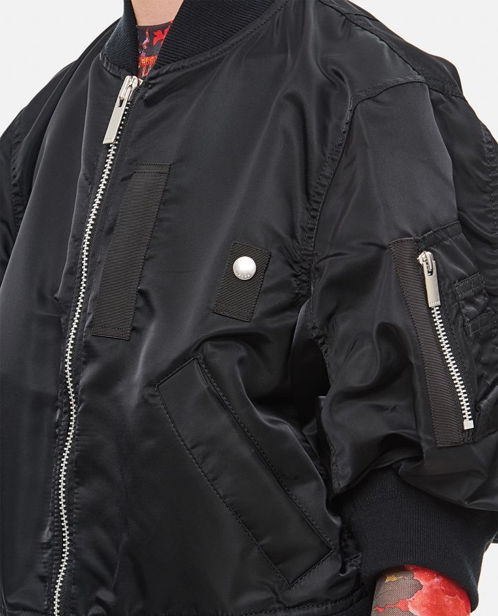 Sacai - BOMBER IN NYLON MANICA 3/4_4