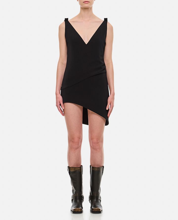 JW Anderson - V-NECK SLEAVELESS MINI DRESS_1