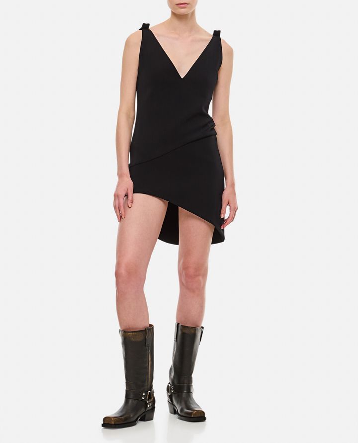 JW Anderson - V-NECK SLEAVELESS MINI DRESS_2