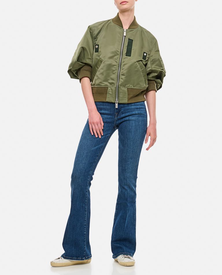 Nylon Twill Blouson in Black | SHOP BAZAAR