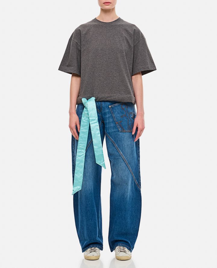 JW Anderson - SATIN TIE T-SHIRT_1