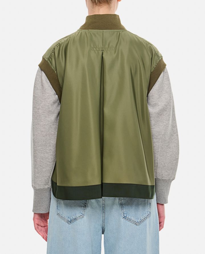 Sacai - BOMBER SMANICATO IN NYLON_3